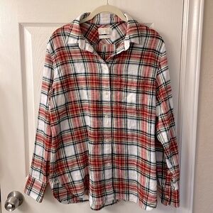 J. Crew Classic Plaid shirt size 6